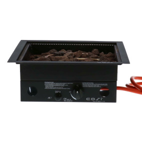 Cosi | Cosiburner Inbouwbrander | Vierkant Zwart